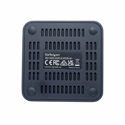 StarTech.com 1:1 M.2 NVMe Drive Duplicator, Standalone M.2 SSD Cloner/Copier up to 90GBpm, USB 3.2 20Gbps M.2 Dual-Bay Drive Dock, USB-C/A Cables Included