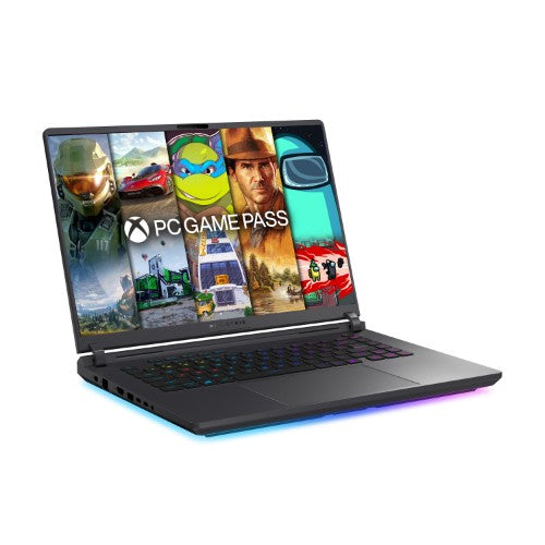 ASUS ROG Strix G16 G615LW-S5006W Intel Core Ultra 9 275HX Laptop 40.6 cm (16") WQXGA 32 GB DDR5-SDRAM 2 TB SSD NVIDIA GeForce RTX 5080 Wi-Fi 7 (802.11be) Windows 11 Home Black, Green, Grey