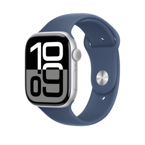 Apple MXLW3ZM/A smart wearable accessory Band Blue Fluoroelastomer