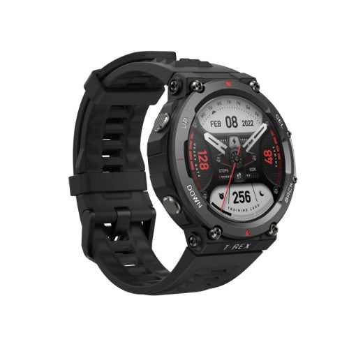 Amazfit T-Rex 2 3.53 cm (1.39") AMOLED 47 mm Digital 454 x 454 pixels Touchscreen Black GPS (satellite)