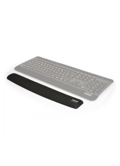 Port Designs 900718 wrist rest Gel, Polyester, Rubber, Silicone Black  - Data Input Devices - Port Designs