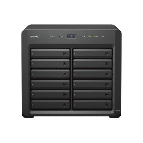 Synology DiskStation DS2422+ NAS Desktop Ryzen Embedded V1500B 4 GB DDR4 72 TB HDD DiskStation Manager Black