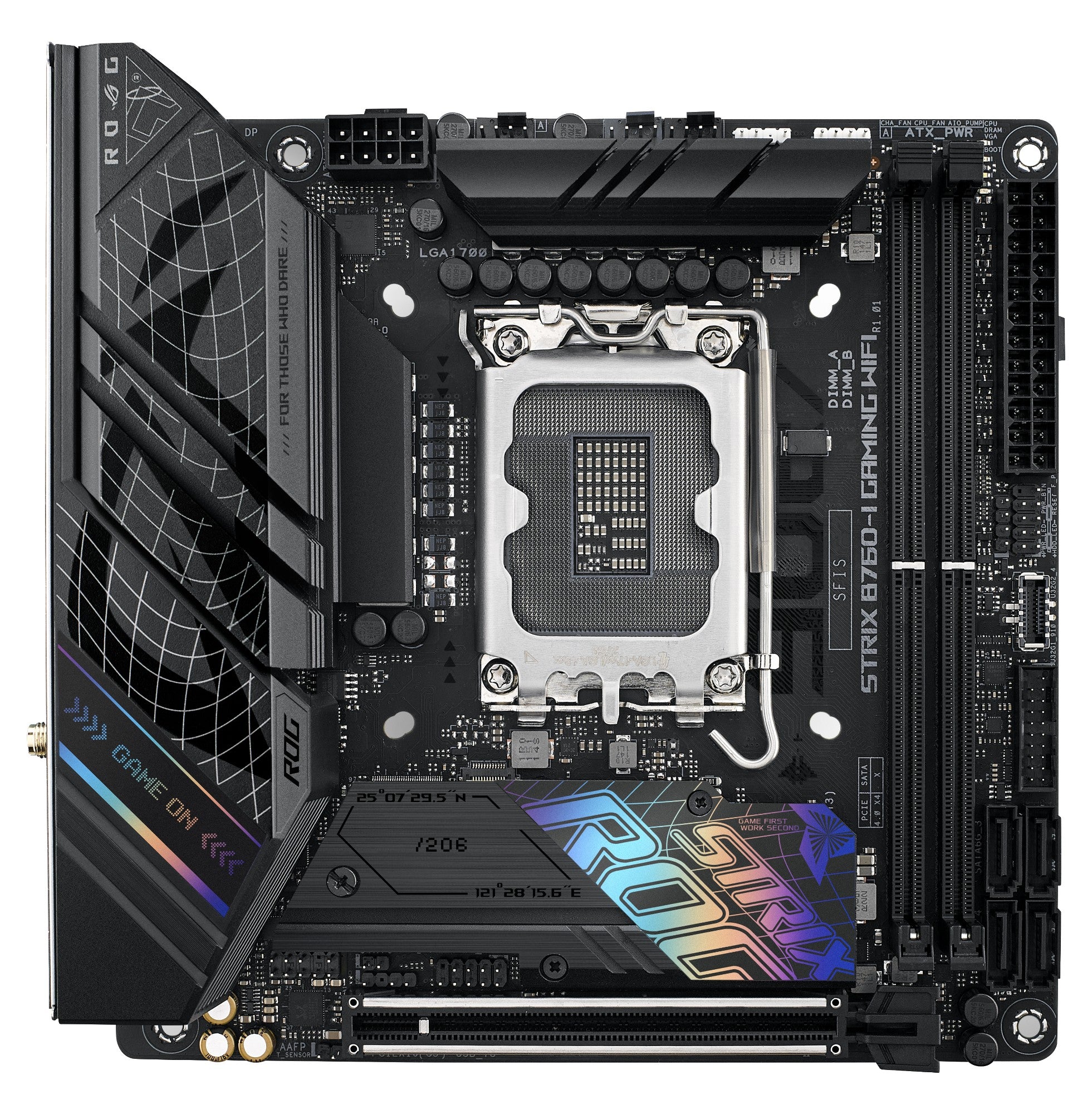 ASUS ROG STRIX B760-I GAMING WIFI Intel B760 LGA 1700 mini ITX  - Computer Components - ASUS