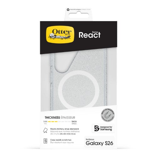 OtterBox React Magnets Series for Samsung Galaxy S26, Stardust