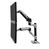 Ergotron LX Series Dual Stacking Arm 61 cm (24") Desk Silver