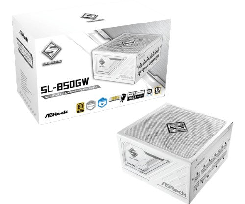 Asrock SL-850GW Steel Legend power supply unit 850 W 20+4 pin ATX ATX White