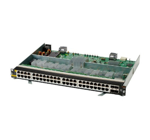 HPE Aruba Networking Aruba 6400 48-port Smart Rate 1/2.5/5GbE Class 6 PoE & 4-port SFP56 v2 network switch module
