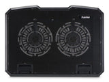 Hama Black Metal laptop cooling pad 39.6 cm (15.6")