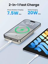 Ugreen 25208 power bank 10000 mAh Wireless charging Beige