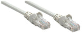 Intellinet Network Patch Cable, Cat6, 10m, Grey, CCA, U/UTP, PVC, RJ45, Gold Plated Contacts, Snagless, Booted, Lifetime Warranty