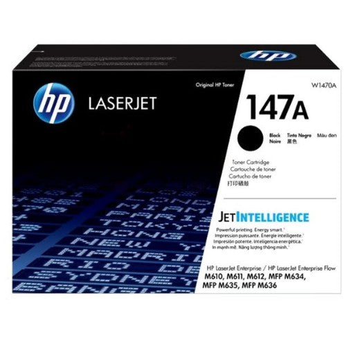 HP W1470A/147A Toner cartridge, 10.5K pages ISO/IEC 19752 for HP LaserJet M 611