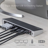 StarTech.com Triple-Monitor USB 3.0 Docking Station - 1x HDMI - 2x DisplayPort