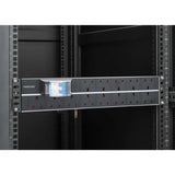 Intellinet 19" 2U PDU 15-way UK, With 2P air breaker, Rackmount, Power Distribution Unit, UK 3-pin outlets, 3m power cord, output