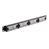 connektgear 24 Port Patch Panel (CAT5e) IDC Punch Down 19 inch