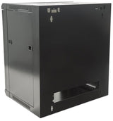 Intellinet 19" Network Cabinet - Wall Mount (Standard), 15U, 450mm Deep, Black, Flatpack, Max 60kg, Metal & Glass Door, Back Panel, Removeable Sides,Suitable also for use on desk or floor, Usable Depth 260mm to 350mm, Parts for wall installation not inclu