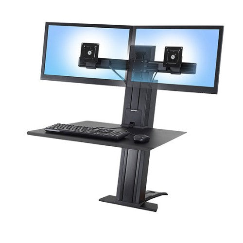 Ergotron WorkFit SR 61 cm (24") Desk Black