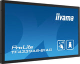 iiyama TF4339AS-B1AG computer monitor 108 cm (42.5") 3840 x 2160 pixels 4K Ultra HD LED Touchscreen Black