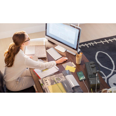 APC Back-UPS, 500VA/300W Floor/Wall Mount, 230V, 8x British BS1363A outlets, USB Type A Port, User Replaceable Battery