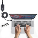 StarTech.com 65W USB-C Laptop Charger, 1.5m Tethered USB-C Cable, Power Adapter Brick for Dell, XPS, HP ProBook, MacBook Pro, Microsoft Surface Pro