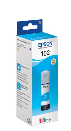 Epson C13T03R240/102 Ink bottle cyan, 6K pages 70ml for Epson ET-3700