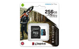 Kingston Technology Canvas Go! Plus 256GB microSDXC Canvas Go Plus 170R A2 U3 V30 Card + ADP