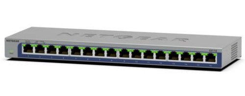 NETGEAR GS116 Unmanaged L2 Gigabit Ethernet (10/100/1000) Black