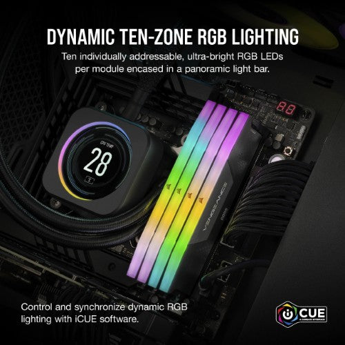 Corsair Vengeance RGB CMH32GX5M2B6000C38 memory module 32 GB 2 x 16 GB DDR5 6000 MHz