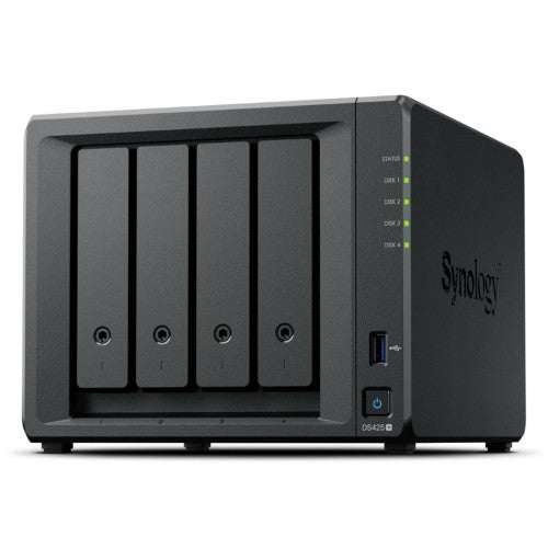 Synology DiskStation DS425+ NAS/storage server Intel® Celeron® J4125 2 GB DDR4 0 TB Black