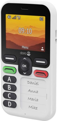 Doro Leva X10 6.1 cm (2.4") 117 g Black, White Senior phone