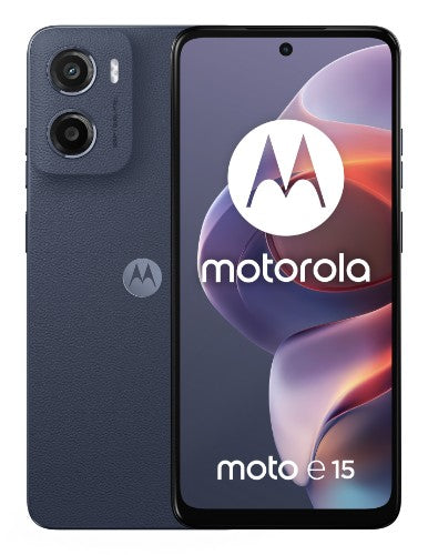 Motorola moto e15 16.9 cm (6.67") Dual SIM Android 14 Go edition 4G USB Type-C 2 GB 64 GB 5200 mAh Blue