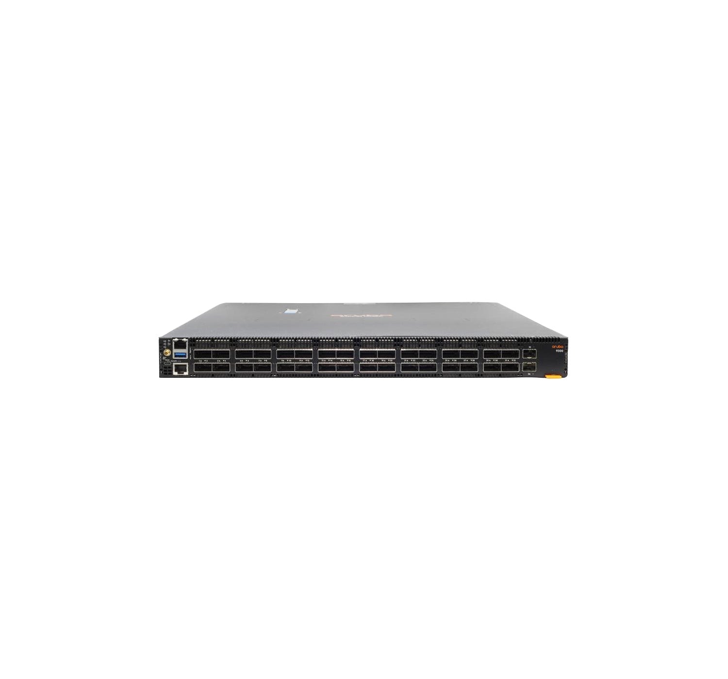 HPE Aruba 9300-32D 32p 100/200/400G QSFP-DD 2p 10G SFP+ Front-to-Back 6 Fans 2 AC PSU Managed L3 1U