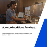 HP Zbook X G1i 16 inch Mobile Workstation PC Wolf Pro Security Edition - Data Science Intel Core Ultra 7 265HX 40.6 cm (16") 2.5K 64 GB DDR5-SDRAM 1 TB SSD NVIDIA RTX PRO 1000 Blackwell Wi-Fi 7 (802.11be) Windows 11 Pro AI Workstation, AI PC Silver