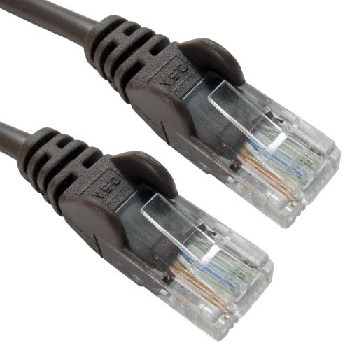 Cables Direct 5m Economy 10/100 Networking Cable - Brown
