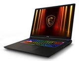 MSI Vector 17 HX AI A2XWJG-004UK Intel Core Ultra 9 275HX Laptop 43.2 cm (17") Quad HD+ 32 GB DDR5-SDRAM 1 TB SSD NVIDIA GeForce RTX 5090 Wi-Fi 7 (802.11be) Windows 11 Home Advanced Grey
