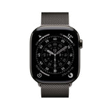 Apple Watch Series 11 GPS + Cellular 46mm Slate Titanium Case with Slate Milanese Loop - S/M
