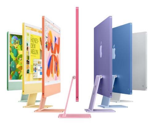 Apple iMac 24-inch with Retina 4.5K display: M4 chip with 10‑core CPU and 10‑core GPU, 16GB, 256GB SSD - Pink