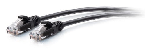 C2G 0.9m Cat6a Snagless Unshielded (UTP) Slim Ethernet Patch Cable - Black