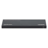 Manhattan 4K@60Hz 8-Port HDMI Splitter with Downscaling, Splits One HDMI Input to Eight HDMI Outputs (1x8), 18G, EDID Switch for Downscaling, Black