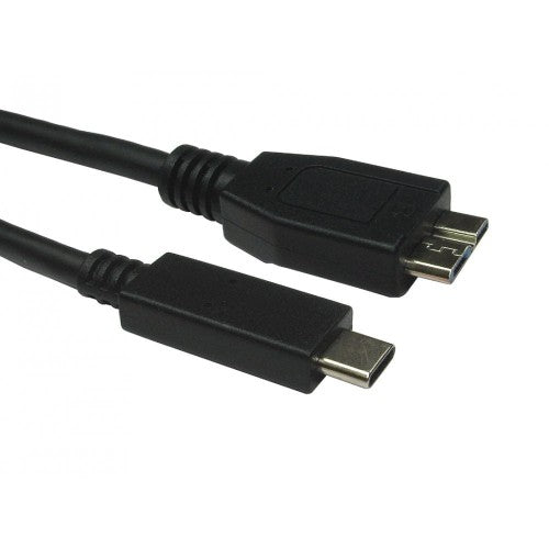 Cables Direct USB3C-97MICRO-2 USB cable USB 3.2 Gen 1 (3.1 Gen 1) 2 m Micro-USB B USB C Black