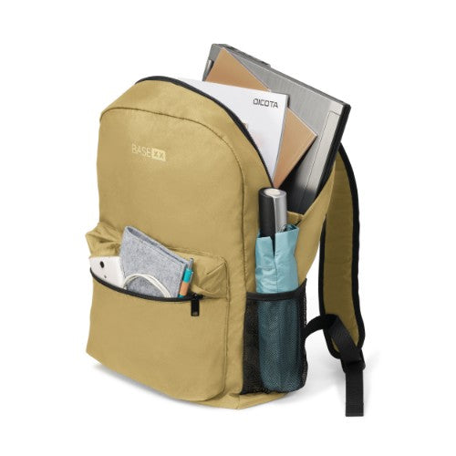 BASE XX D31966 notebook case 39.6 cm (15.6") Backpack Brown, Camel colour