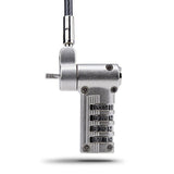 StarTech.com Universal Laptop Cable Lock 6.6ft (2m), Serialized Security Cable for Notebook, Compatible w/Noble Wedge®/Nano/K-Slot; Keyless Combination Cable, TAA