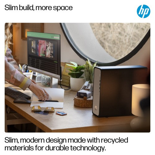 HP OmniDesk Slim S03-0006na Intel® Core™ i7 i7-14700 16 GB DDR5-SDRAM 1 TB SSD Windows 11 Home Tower PC Silver