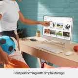 HP 24-cb1039na Intel® Core™ i3 i3-1215U 60.5 cm (23.8") 1920 x 1080 pixels All-in-One PC 8 GB DDR4-SDRAM 256 GB SSD NVIDIA GeForce MX450 Windows 11 Home Wi-Fi 5 (802.11ac) White