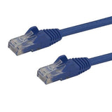 StarTech.com 7.5m CAT6 Ethernet Cable - Blue CAT 6 Gigabit Ethernet Wire -250MHz 100W PoE RJ45 UTP Network/Patch Cord Snagless w/Strain Relief Individually Tested