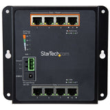 StarTech.com Industrial 8 Port Gigabit PoE Switch - 4 x PoE+ 30W - Power Over Ethernet - Hardened GbE Layer/L2 Managed Switch - Rugged High Power Gigabit Network Switch IP-30/-40C to +75C - TAA