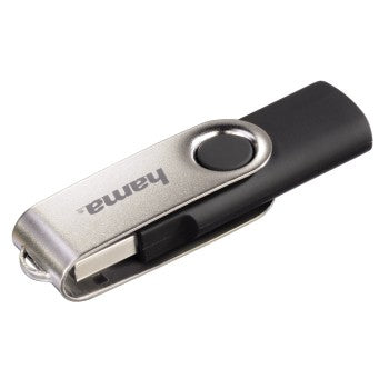 Hama 8GB Rotate USB flash drive USB Type-A 2.0 Black, Silver  - Data Storage - Hama