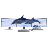 ALOGIC DUCDDV3V2 laptop dock/port replicator Wired USB 3.2 Gen 1 (3.1 Gen 1) Type-A + Type-C Grey