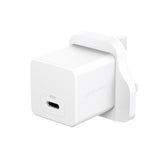 PanzerGlass empower™ by ® Turbo 30W Charger Single USB-C | UK Plug | Silver White