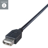 connektgear 2m USB 2 Extension Cable A Male to A Female - High Speed