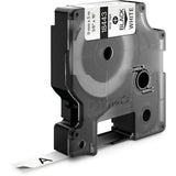 Dymo 18443/S0718580 Ribbon Vinyl black on white 9mm x 5,5m for Dymo Rhino 6-12mm/19mm/24mm